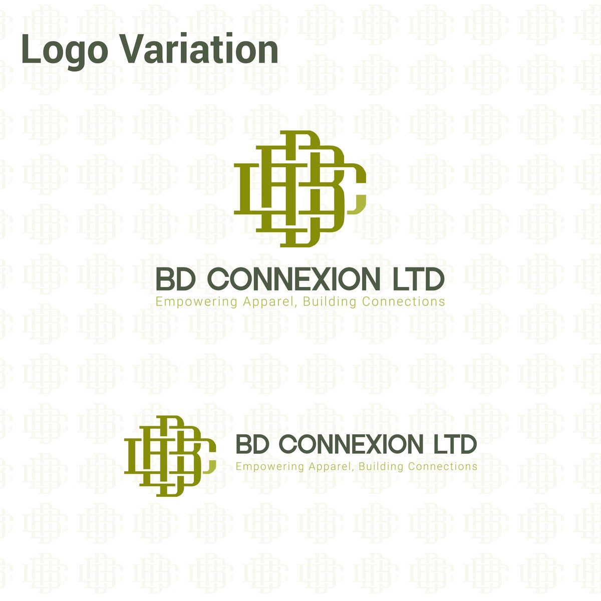 Logo Variations — Stacked and Horizontal